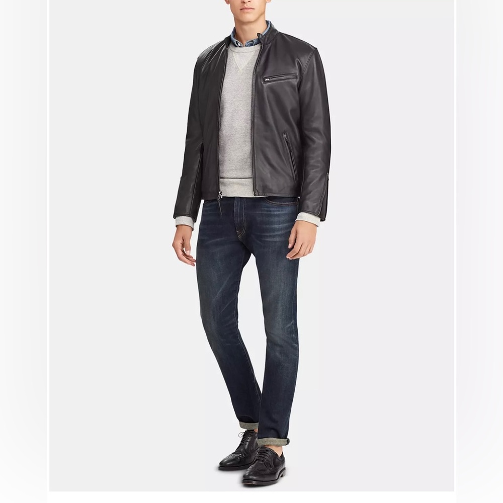 Polo Ralph Lauren Racer/biker leather jacket